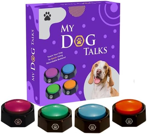 Mydogtalks - כפתורי כלבים לתקשורת | אימוני כלבים | כפתורים מדברים על כלבים | כפתור הניתן להקלטה